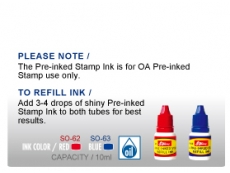 Shiny OA Pre-Inked Stamp (Refill Ink)