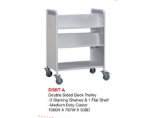 Double Sided Book Trolley DSBT-A