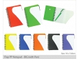 Flap PP Notepad - BIG - (with Pen)