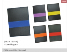PU Wrapped Hori Notepad