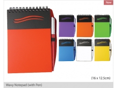 Wavy Notepad (with Pen)