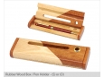 Rubber Wood Box  Pen Holder
