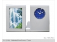 CL1 (V19) - Foldable Silver Frame + Clock