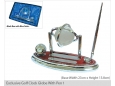 Exclusive Golf Clock Globe With Pen 1 (V19)