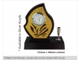 PW006 (V19) Wooden +Acrylic Die Cut Pen Holder (With Clock)