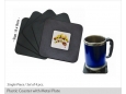 Plastic Coaster with Metal Plate