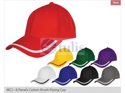 http://www.tulis.com.my/2285-3099-thickbox/mcj-6-panels-cotton-brush-piping-cap.jpg