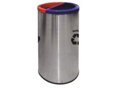 Stainless Steel Litter 2 in 1 Recycle Bin