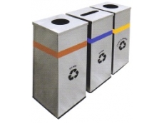 Stainless Steel Square Recycle Bin