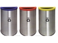 Stainless Steel Semi Round Recycle Bin