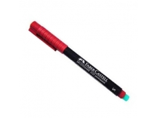 FABER-CASTELL MULTIMARK PERM PEN S.FINE 0.4 RED