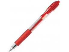 PILOT G-2 BALL POINT PEN BL-G2-5-RE 0.5mm EXTRA FINE RED