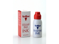 ARTLINE STAMP PAD INK RED 50cc