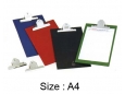 JUMBO CLIP BOARD FILE / (A4) PVC with BIG CLIP ^