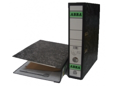 ABBA ARCH FILE SILVER 404 3" w/WHITE INDEX FIXED