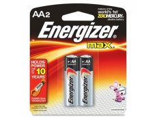 ENERGIZER BATTERY E91-BP2 SIZE AA (2's)