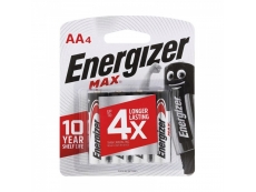 ENERGIZER BATTERY E91-BP4 SIZE AA (4's)