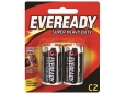 EVEREADY SUPER HEAVY DUTY BATTERY 1235-BP2 SIZE C 2'S