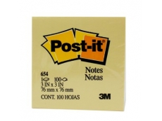 3M POST IT PAD 656 YELLOW 2" X 3"