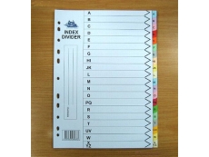 BATTLE SHIP INDEX DIVIDER A-Z