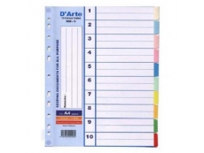 INDEX DIVIDER D'ARTE 10 COLOR