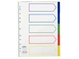 DURABLE PP INDEX DIVIDER 1-5