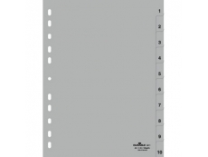 DURABLE PP INDEX DIVIDER 1-10