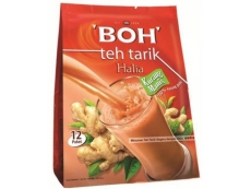 BOH Instant Teh Tarik (Kurang Manis -Halia) Pack 12 X 26gm