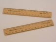 WOODEN RULER 15CM /6"