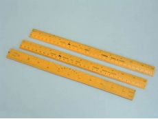 WOODEN RULER 30CM /12"