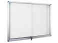 WHITEBOARD ALUMINIUM FRAME (CABINET WITH LOCK) MAGNETIC ^