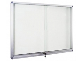 WHITEBOARD ALUMINIUM FRAME (CABINET WITH LOCK) MAGNETIC ^