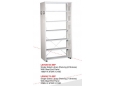 Library Shelving Single Sided- Steel End Panel