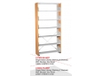 Library Shelving Single Sided- Wooden End Panel