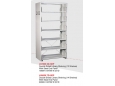 Library Shelving Double Sided- Steel End Panel