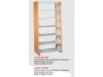 Library Shelving Double Sided- Wooden End Panel