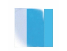 C SHAPE A4 CLEAR PLASTIC FOLDER 