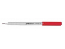 Artline Marker 250 0.4mm Red