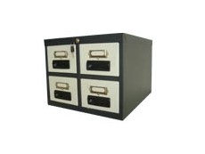 4 Drawers Card Index Cabinet CI 4D 53 Card Size 5" x 3" 289H x 368W x 508D