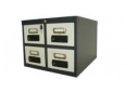 4 Drawers Card Index Cabinet CI 4D 53 Card Size 5" x 3" 289H x 368W x 508D