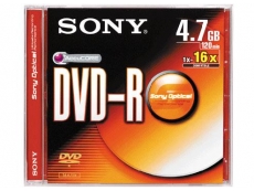 SONY DVD-R + SINGLE CASING