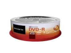 Sony DVD-R in Spindle - 10pcs