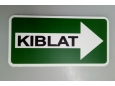 KIBLAT SIGN (10CM X20 CM)