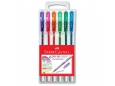 FABER CASTELL TRUE GEL PEN COLOUR WALLET OF 6 242609