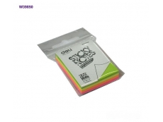 DELI STICKY NOTES (2X1.5)” 51X38MM NEON ASST. 100 SHTS W39850