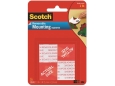 3M SCOTCH MOUNTING  SQUARE REMOVABLE 1"X1" (108)