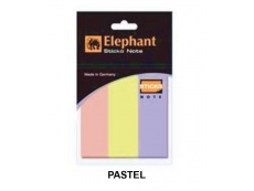 ELEPHANT STICKO NOTE PAGE MARKER 1"x3" - PASTEL