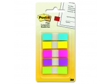 POST-IT FLAGS 683-5CF  ASSORTED COLOURS INDEX 0.47"X1.7" 