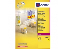 Avery High Visibilty and Promotional Coloured Labels